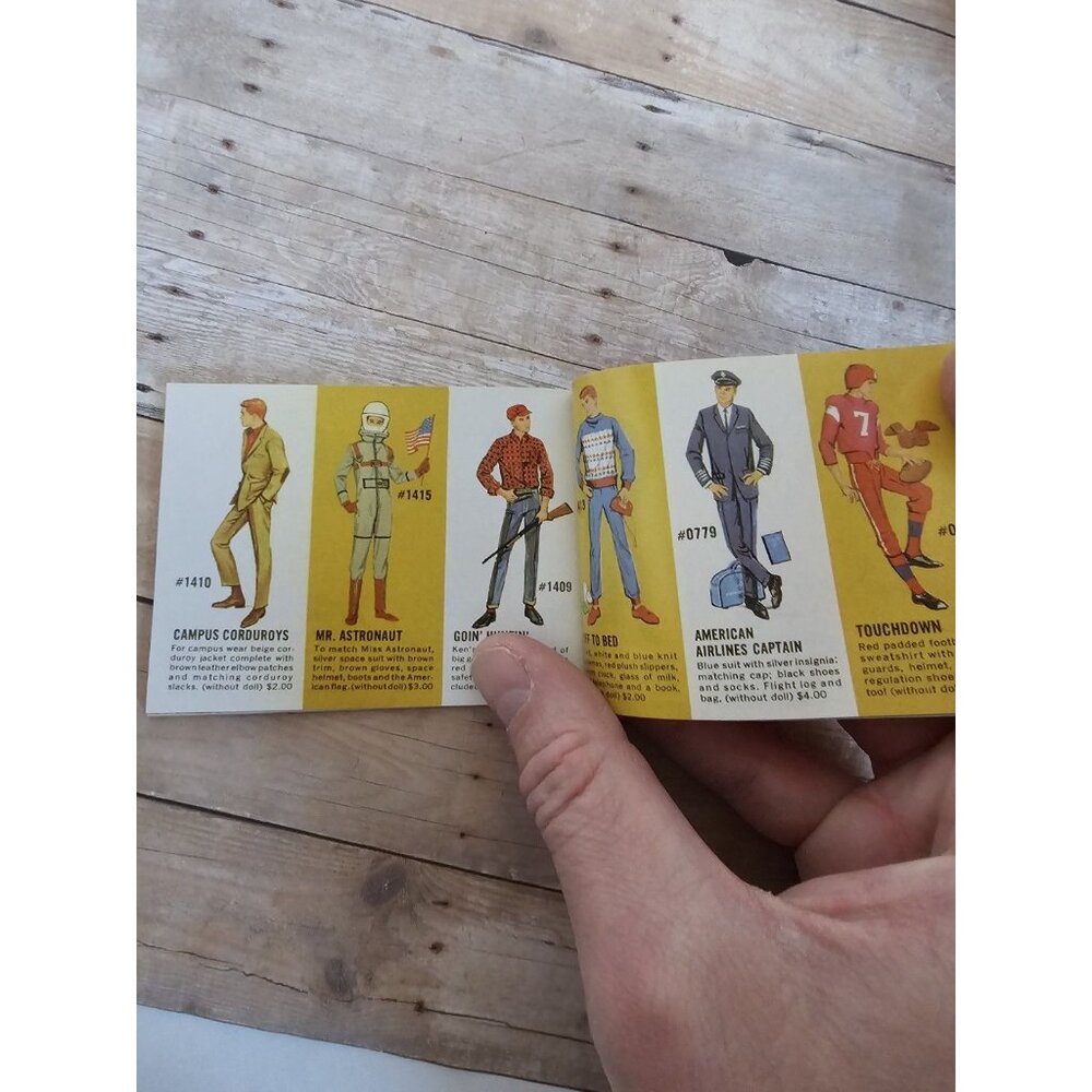 Mattel Reproduction Booklet Book 1 Barbie Scooter and Friends Fashion Catalog - Picture 3 of 4